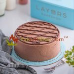 Chocolate Mouse Cake Layers