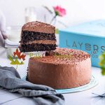 German Fudge Cake Layers